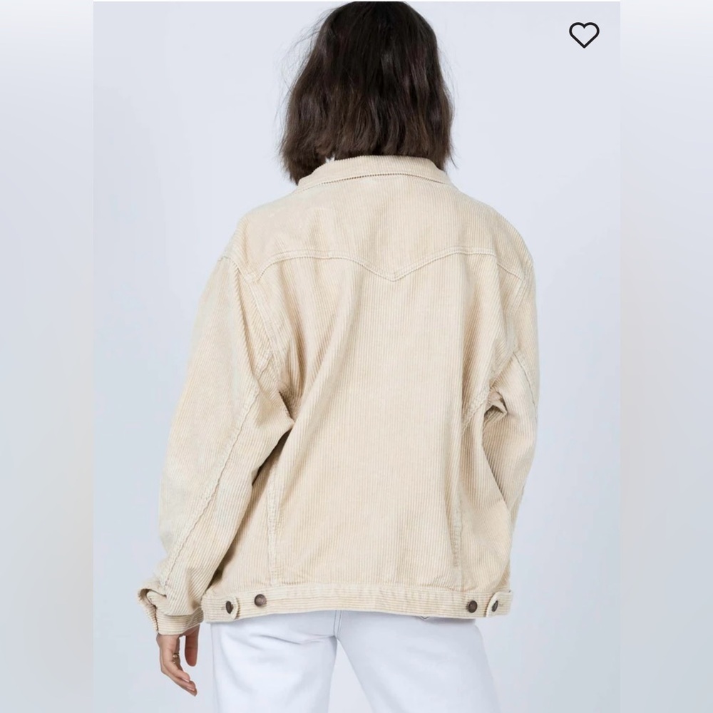 PRINCESSES POLLY WESTERN CORD JACKET BEIGE Large /XL - Picture 3 of 9